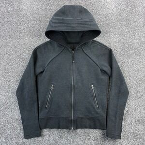 Lululemon Scuba Hoodie Women's Medium Gray Full Zip Activewear Jacket Stretch